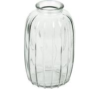 Talking Tables Transparent Glass Flower Vase for Flowers Elegant Decoration Centerpiece Wedding Window Sill Parties Garden Summer Dinner Fireplace Gift Height 12cm