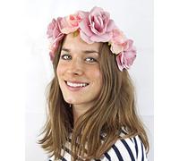 Talking Tables Truly Scrumptious Fabric Floral Elasticated Headband, Paper/Cardboard, Multicolour, 5 x 10 x 30 cm
