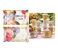 Talking Tables Truly Scrumptious Serving Platter 4pk & Truly Scrumptious Cups Bundle