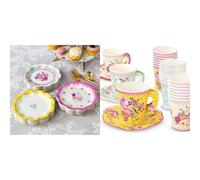 Talking Tables Truly Scrumptious Small Plates 60pk & Truly Scrumptious Cups Bundle