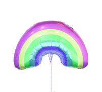 Talking Tables Unicorn Rainbow Balloon Birthday Party Baby Shower, paper, Mixed Colours, Width 80cm, 31"