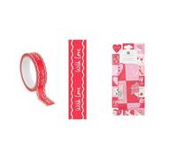 Talking Tables Valentine Paper Tape & Valentine Tissue Paper Bundle