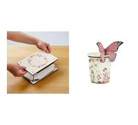 Talking Tables Wooden Flower Press Kit & Fairy Party Cups Birthday Bundle