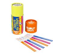 Talking Tables Would You Rather Shout Out Kids Travel Game - Portable Age 5+, Hilarious Fun Gift for boys and girls 160 Silly Scenarios, Plastic-Free, l for 2+ Players. Ages 5+, White