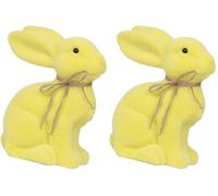 Talking Tables Yellow Artificial Grass Bunny Easter Table Decorations Large Centrepiece Moss Large Rabbit for Kids Birthday, Mad Hatter Tea, Alice in Wonderland Themed Party Prop, Height 23.5 cm, 9.2”