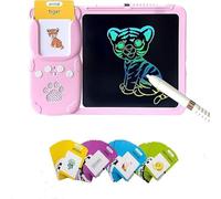 Talking Tablet 2025 New, 2-in-1 Voice Pad & Drawing Board,English Speaking Flashcards,Plug & Play English Language System,Sight Words Flashcards for Interactive Learning (Pink-224words)