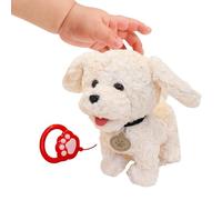 Talking Tail Wagging Puppy - 27 x 21 x 13 Centimeters, Animated Plush Animated Pet Leash Included | Robot Pet Simulator Learning Interaction Home Comfort Game S