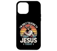 Talking to Jesus Christian Faith Sunset Cross Case for iPhone 12 Pro Max