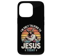 Talking to Jesus Christian Faith Sunset Cross Case for iPhone 13 Pro