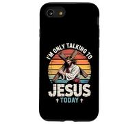 Talking to Jesus Christian Faith Sunset Cross Case for iPhone SE (2020) / 7 / 8