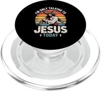 Talking to Jesus Christian Faith Sunset Cross PopSockets PopGrip for MagSafe