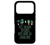 TALKING TO PLANTS COUNTS AS SOCIALIZING Funny Introvert Meme Case for iPhone 17 Pro