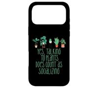 TALKING TO PLANTS COUNTS AS SOCIALIZING Funny Introvert Meme Case for iPhone 17 Pro Max
