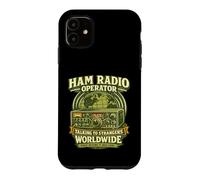 Talking To Strangers Worldwide Funny Ham Radio Operator Case for iPhone 11