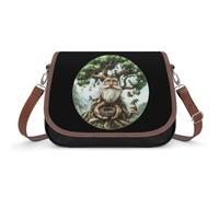 Talking Tree Small Womens Crossbody Bags Shoulder Handbag with Adjustable Strap for Travel