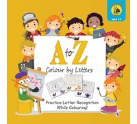 Talking Turtle Books A to Z Colour by Letters: Practice Letter Recognition While Talking Turtle Books Multicolor