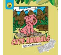 Talking Turtle Books Cute Animals Colour by Numbers: Practice Learning Numbers While Talking Turtle Books Multicolor