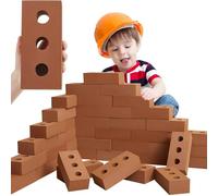 Talking Turtle Foam Bricks & Blocks for Kids - 50pc Large & Life Size Role Play Toy Building & Construction Blocks for Toddlers & Children - Indoor & Outdoor Soft Play - Early Years Resources