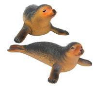 Talking Turtle Jumbo Seal Toys - 23-Inch Large, Soft, Realistic Brown Seal Toy Figure - Deep Sea Creatures - Educational Ocean & Sea Animal Toys for Toddlers & Children Aged 3+