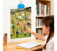 Talking Wall Chart for Kids, Bright and Engaging Design, 1 Piece, Learning Poster with Songs, Talking English Sound Board, Songs and Sounds, for Kindergarten Homeschool