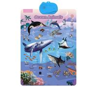 Talking Wall Chart For Kids - Electronic Alphabet Wall Chart with Point-and-Read Function, Talking ABC, Numbers, Animal Words, Ocean World for Toddlers 1-3 (Ocean World)