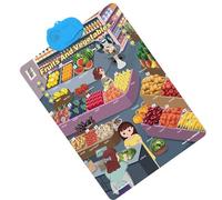 Talking Wall Posters for Kids,Funny Interactive Toys for Development | Posters for Elementary Classroom,for Holidays Birthday Home Classroom School Desk