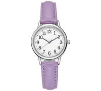 Talking Watches for The Blind Women Dial Fashion with Strap Watch Women's Watch (Purple, One Size)