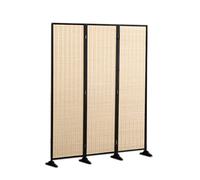 Tall 3 Panel Privacy Room Divider Screen 67" Portable Folding Partition for Room Separation Freestanding Wall Divider Ideal for Home or Office Use.