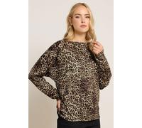 Tall Animal Print Batwing Top Long Tall Sally Brown 12