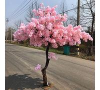 Tall artificial plants 1.5/2/2.5/3M Tall Artificial Cherry Blossom Tree With Wrought Iron Base, Simulation Plant Silk Flower Decoration, For Indoor/Outdoor, Wevent, Party, Decor(2.5 * 2m/98 * 78in)