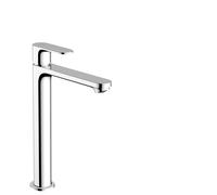 Tall Basin Tap Hansgrohe Rebris S 240 With drain set, CoolStart Chrome