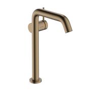 Tall Basin Tap Hansgrohe Tecturis S Fine CoolStart Start/Stop 240mm Brushed bronze