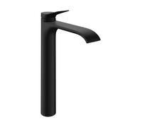 Tall Basin Tap Hansgrohe Vivenis 250, CoolStart, pop-up waste-set Black Mat 75044670