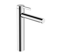 Tall Basin Tap Hansgrohe Zesis S 230, CoolStart, Push-Open waste-set Chrome 74732000
