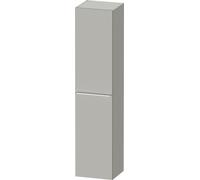 Tall Bathroom Cabinet Duravit D-Neo door left, chrome handle 1760mm Concrete Grey Matt DE1328L10070000