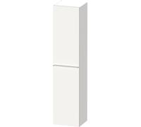 Tall Bathroom Cabinet Duravit D-Neo door left, chrome handle 1760mm White Matt DE1328L10180000