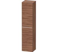 Tall Bathroom Cabinet Duravit D-Neo right door, chrome handle 1760mm Natural Walnut DE1328R10790000