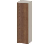 Tall Bathroom Cabinet Duravit White Tulip left door 1320x400mm American walnut Matt/Taupe Silk Matt WT1332L7760