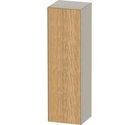 Tall Bathroom Cabinet Duravit White Tulip left door 1320x400mm Natural Oak Matt/Taupe Silk Matt WT1332LH560