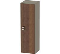 Tall Bathroom Cabinet Duravit White Tulip right door, handle 1320x400mm American walnut Matt/Stone grey High Gloss WT1333R77H2