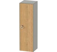 Tall Bathroom Cabinet Duravit White Tulip right door, handle 1320x400mm Natural Oak Matt/Stone Grey satin Matt WT1333RH592