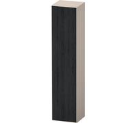 Tall Bathroom Cabinet Duravit Zencha left 400x1760x360mm Black Oak Matt/Taupe Super Matt ZE1352L16830000