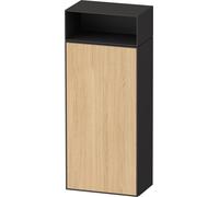 Tall Bathroom Cabinet Duravit Zencha niche, left, half-column 400x961x240mm Natural Oak Matt/Graphite Super Mat ZE1351L30800000