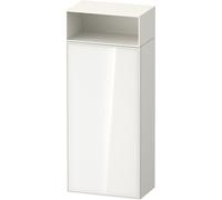 Tall Bathroom Cabinet Duravit Zencha niche, left, half-column 400x961x240mm White/White Super Matt ZE1351L64840000