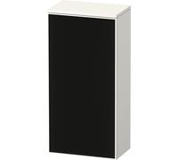 Tall Bathroom Cabinet Duravit Zencha right, half-column 400x819x240mm Black Line Structure/White Super Matt ZE1350R63840000