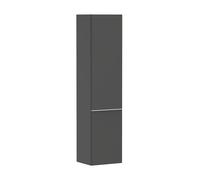 Tall Bathroom Cabinet Hansgrohe Xelu Q Right Hinge 400x370x1650mm Matt Diamond Grey/White Matt
