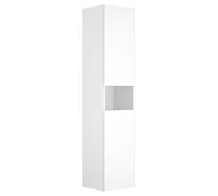 Tall Bathroom Cabinet Keuco Stageline Left, With Light 1800x400mm White