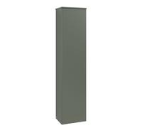 Tall Bathroom Cabinet Villeroy and Boch Antao left-hand hinges 414x1719x287mm Leaf Green Matt Lacquer