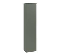 Tall Bathroom Cabinet Villeroy and Boch Antao right-hand hinges 414x1719x287mm Leaf Green Matt Lacquer