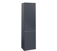 Tall Bathroom Cabinet Villeroy and Boch Subway 3.0 450x1710x362mm Marine Blue left, 1 door, laundry basket